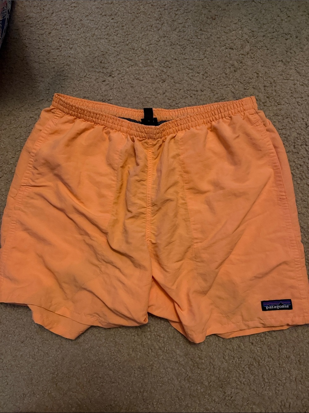 Patagonia Men's Peach-Orange Swim Trunks